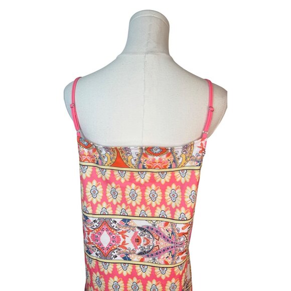 2/$30 NEW XL Sleeveless Geometric Stretchy Print Summer Dress - Picture 11 of 14
